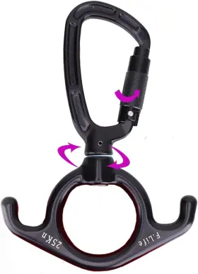 445019517515 F.LIFE Aerial Silks Single Point Yoga Hammock