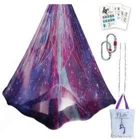 604015432728 F.LIFE Aerial Yoga Hammock Silk Fabric Swing 604015432728 F.LIFE Aerial Yoga Hammock Silk Fabric Swing