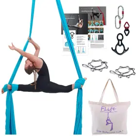 724500058391 F.LIFE Aerial Silk Yoga Hammock Strater Yards