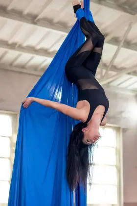 744110265668 F.LIFE Aerial Silk Yoga Hammock Yards Kit #2
