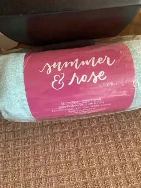 725357974353 FAB FIT FUN Microfiber Yoga Towel
