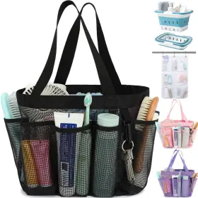 SC001-HB01 FAMMART Mesh Shower Caddy College Dorm