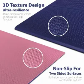 313104735748 FEETLU Yoga Mat Anti Slip Pilates Pink #3