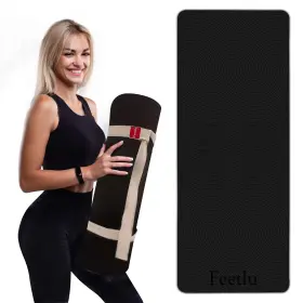 S01001-1 FEETLU Exercise Mat Slip Joint Cushioned Fitness