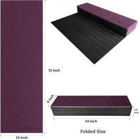 S01005-11 FEETLU Yoga Mat Anti Slip Pilates #2
