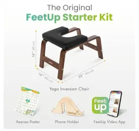02-94481 FEETUP Yoga Inversion Trainer Headstand Bench Kit #2