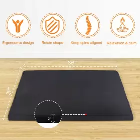 618528176765 FELIZMAX Zabuton Meditation Mat Luxurious #3