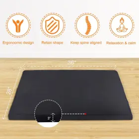 648564041192 FELIZMAX Zabuton Meditation Mat Luxurious #2