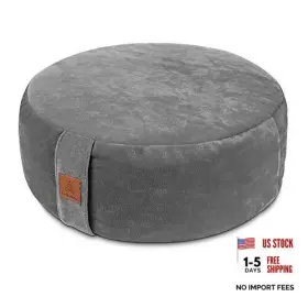 697478220100 FELIZMAX Round Velvet Meditation Pillow Yoga