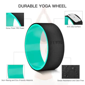 793836875828 FEWOO Yoga Wheel Set Pack Pain Prop Sports #3