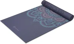 018713643049 GAIAM Yoga Mat Print Reversible Slip Exercise Fi