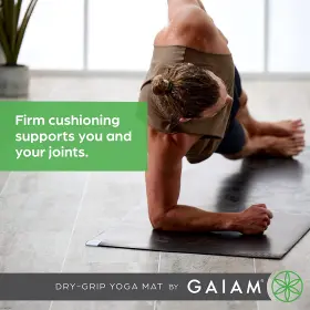 05-61681 GAIAM Grip Yoga Mat Slip Exercise Fitness Standard #3