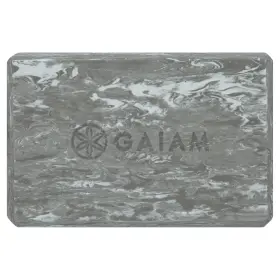 05-62909 GAIAM Foam Marbled Yoga Block Granite Slip