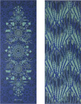 05-63048 GAIAM Yoga Mat Print Reversible Slip Exercise Fi #2