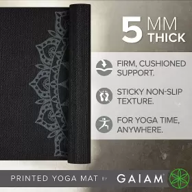 05-63631 YOGA Print Slip Exercise Fitness Mat #2