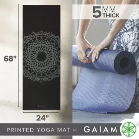 05-63631 YOGA Print Slip Exercise Fitness Mat #3