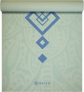 05-65855 GAIAM Print Yoga Mat Slip Exercise Fitness Pil