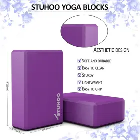445027538502 FITNESS Yoga Blocks Pack Strap Descriptive Book #2