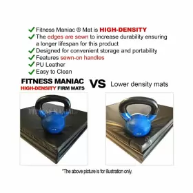 640978605823 FITNESS MANIAC Fold Folding Exercise Mat High #3