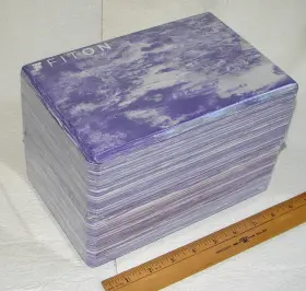 Fiton 198168369821 New Sealed 2-pack Yoga Prop High Density Foam Blocks Marbled Purple Nip
