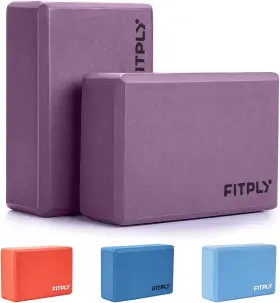 724087570071 FITPLY Yoga Blocks Pack Slip Brick Foam Th 724087570071 FITPLY Yoga Blocks Pack Slip Brick Foam Th
