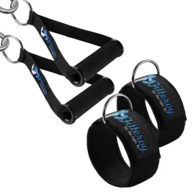 640793046962 FITTEROY Cable Attachments Handles Ankle Strap