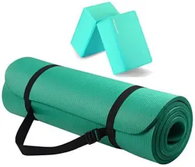810082436389 FITVIDS High Density Anti Tear Exercise Yoga Mat