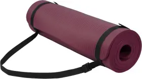 810180853057 FITVIDS Yoga Mat High Density Exercise Anti Tear