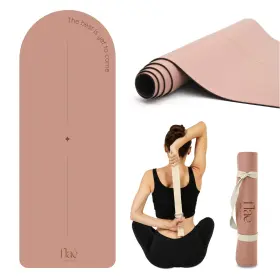 199284419537 FLA ATHLETICS Natural Rubber Yoga Mat Workouts