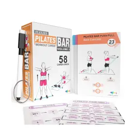 Barcards FLEXIES Pilates Bar Workout Cards Exercise Stick Pos