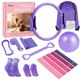 627179036403 FLORANIS Pilates Women Pink Ring Ball Kit 627179036403 FLORANIS Pilates Women Pink Ring Ball Kit
