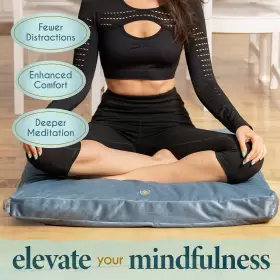 631882289568 FLORENSI Meditation Mat Zabuton Velvet Floor #2