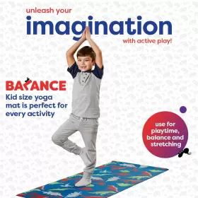 690001467829 FLYBAR Antsy Pants Kids Yoga Mat Workout #3