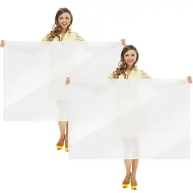 235482489032 FMOACEN Pack Silicone Mat Translucent Table