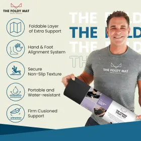 732388288304 FOLDY MAT Slip Orthopedic Yoga Fold Joint Body #2