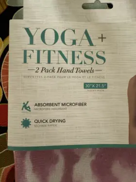 840824162948 FORMFIT Pack Yoga Fitness Towels Microfiber #2