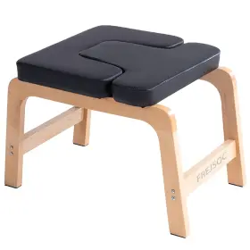768469852225 FREJSQC Beech Wood Headstand Yoga Chair Posture