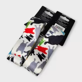 819856014556 FRENCH BULL Yoga Strap Bulldog Print Happy #3