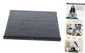 795976261929 FSN GOODS Velvet Zabuton Meditation Mat Yoga