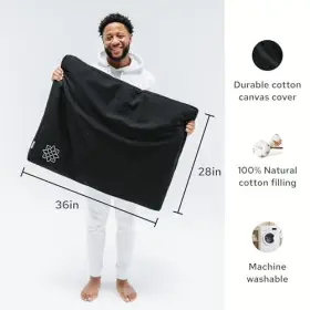 795976262674 FSN GOODS Mindful Zabuton Meditation Mat Filled #3