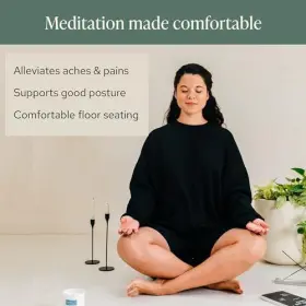 MM-CR1-BLK2 FSN GOODS Mindful Meditation Cushion Zafu Yoga #3 MM-CR1-BLK2 FSN GOODS Mindful Meditation Cushion Zafu Yoga #3