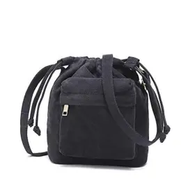 717461213404 FUCHENG Crossbody Bags Women Canvas Drawstring