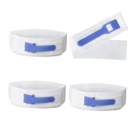 Fukaisu I05393 4pcs Foley Catheter Leg Straps 24.8x1.97in/63x5cm Anti Slip Polyester Urinary