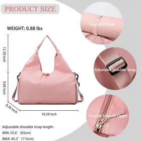 095959959615 FULONEEI Yoga Mat Bag Gym Women Carrier Wi Sport #3