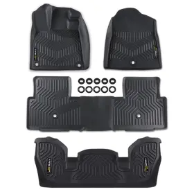 729149055145 G-PLUS Tpe Floor Mats Honda Pilot Weather