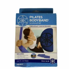 018713518415 GAIAM Pilates Workout Dvd Bodyband Fitness Kit