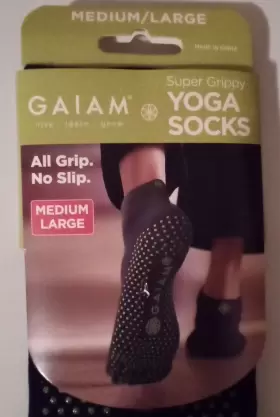 018713589132 GAIAM Yoga Socks Grippy Slip Pilates Fitness #3