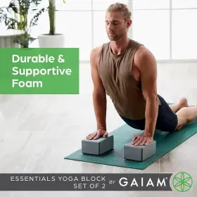 018713591814 GAIAM Yoga Block Supportive Latex Eva Foam Slip #3 018713591814 GAIAM Yoga Block Supportive Latex Eva Foam Slip #3