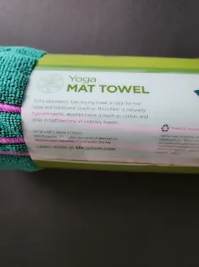 018713613417 GAIAM Yogo Mat Towel Microfiber Absorbent #3