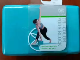 018713617149 GAIAM Yoga Block Supportive Foam Slip
